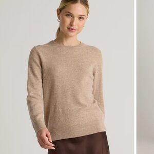 Quince cashmere oatmeal sweater